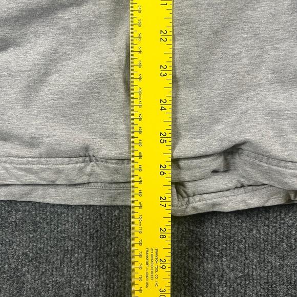 Lululemon Coast Wrap II Jacket Womens 10 Heather Gray Logo Stretch French Terry - Picture 8 of 11